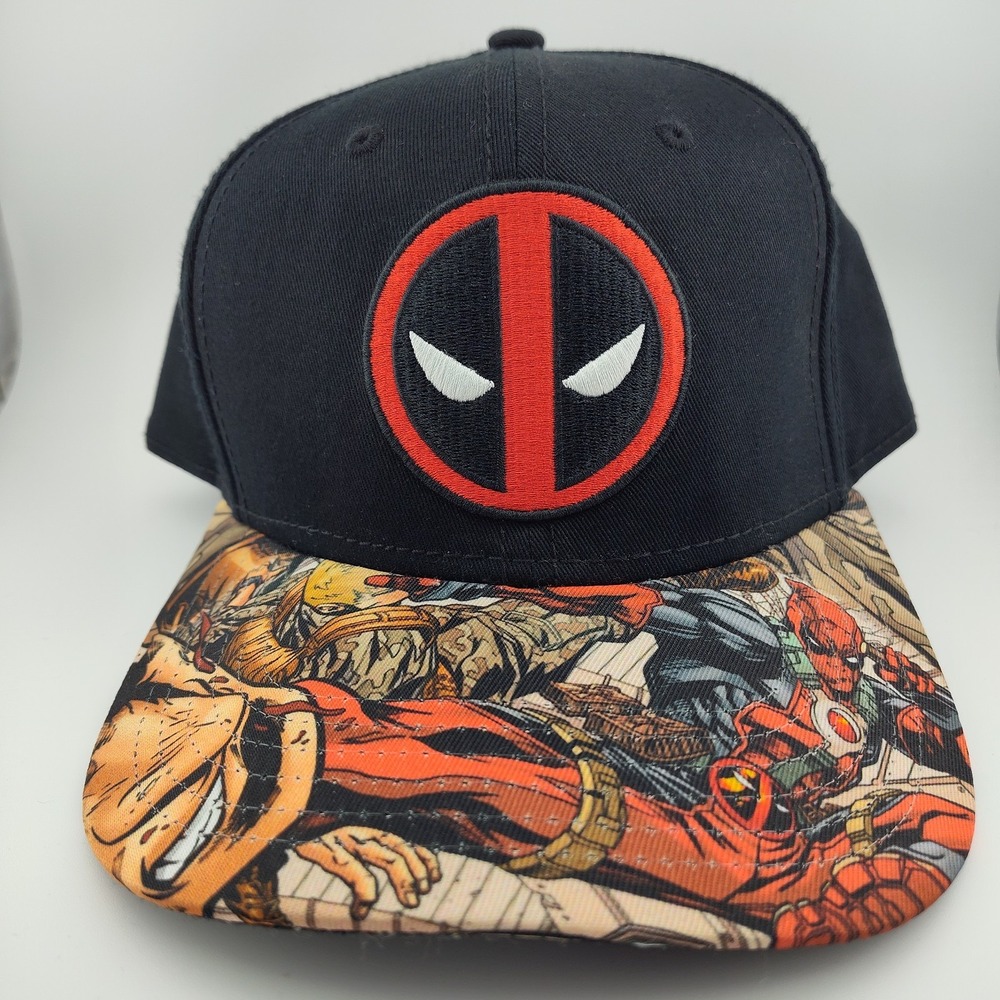 Deadpool Snapback Hat Cap Adjustable Marvel Comics Universe Dead Pool